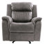 Fauteuil inclinable contemporain oscillant bleu 1 pièce