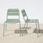Kapri Powder Coated Aluminum Outdoor Stacking Dining Side Chair-427879927
