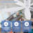48“Low Profile Ceiling Fan with Lights & Remote, 5-Speed Wind, Dimmable 3-Color LED, Reversible DC Motor,Timer, Memory Function for Bedroom/Living Room/Patio Use-894669013