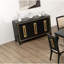Mobilier de salle à manger de style serveur avec 1 tiroir et poignées en bois