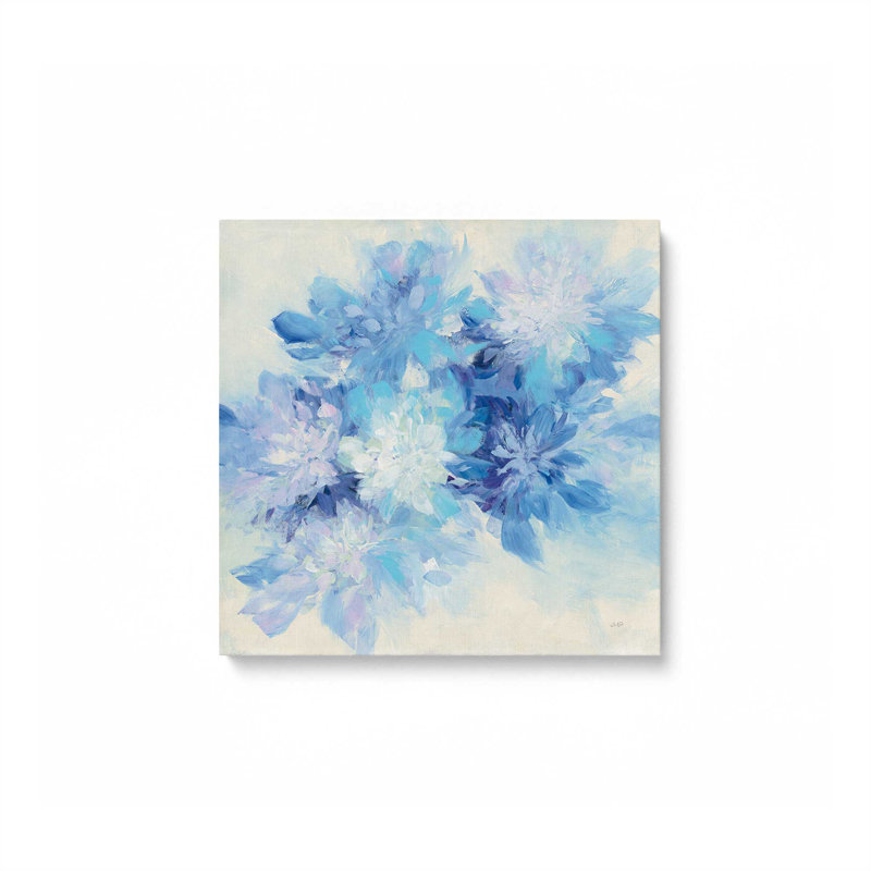 «Snowfall in Bloom», reproduction sur toile dans un cadre poli, Toile tendue, H 32 po x l 32 po x P 1,25 po