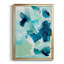 «Teal Composition II», reproduction encadrée de qualité supérieure - prête à être accrochée-88100396-88100402