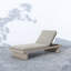 Leroy Outdoor Teak Chaise Lounge-358974384-358974385