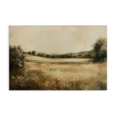 «Neutral Meadow Landscape» par Lazar Studio