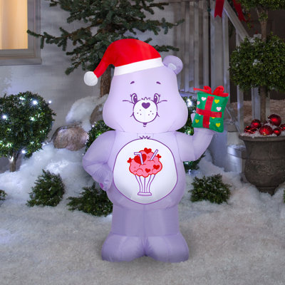 Lumière de Noël Airblown - Partage d'un chapeau de père Noël avec un cadeau - SM-CloudCo