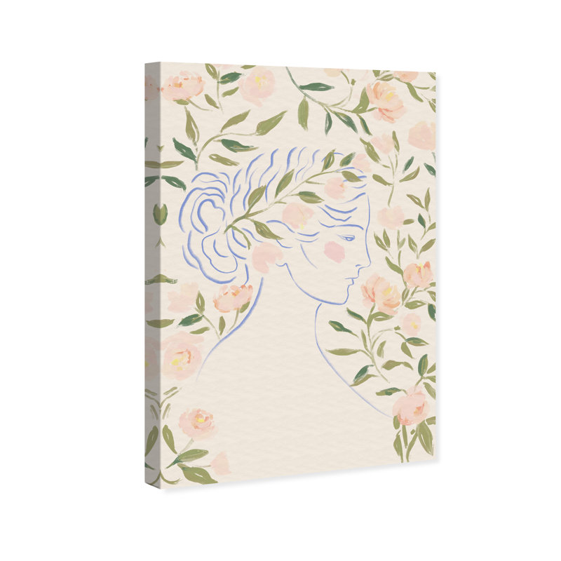 Blooming Hera Canvas People Print by Oliver Gal, Black Frame, 10 x 15, 15"H x 10"W, Gallery Wrapped