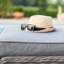 Blaize Rattan Sunlounger - Grey