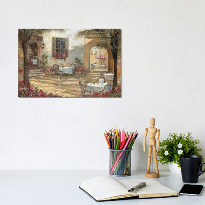 Courtyard Ambiance by Ruane Manning - Painting Print