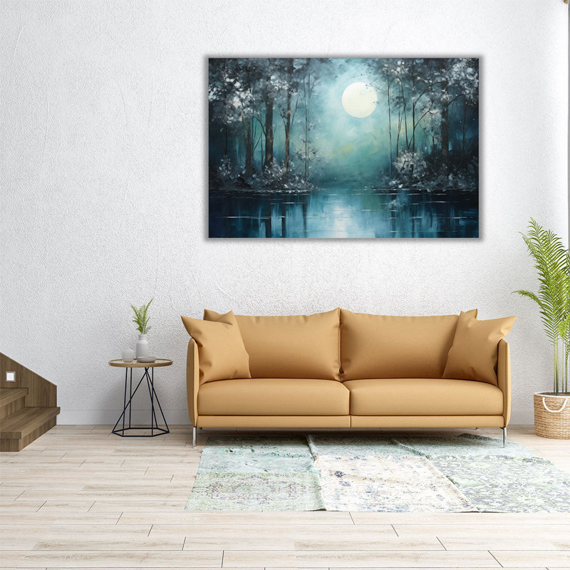 Berceuse lunaire 2, H 20 po x l 30 po