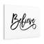 Believe 1 Piece Wrapped Canvas Wall Art-927887333