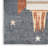 Astra Machine Washable  Graphic Sky Blue Rug-1534752158