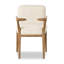Chaise de salle à manger rembourrée en polyester DEIDRE-123141194