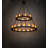 24 - Light Dimmable Wagon Wheel Chandelier