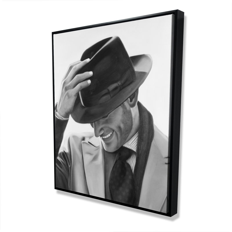 «Well-habillé», art sur toile encadré