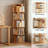 6 Tier Rotating Bookshelf, 360° Display Round Spinning Bookshelf, Space-Saving, Small Space Rotating Bookshelf Tower For Bedroom, Living Room, Home, Office-605975647