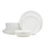 Sable Stone Lain 12-Piece Dinnerware Set Bone China-826259252