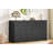 12 Drawer Dressers, Chests Of Drawers, 61'' Wood Storage Drawer Dresser With Power Outlet-1122604193