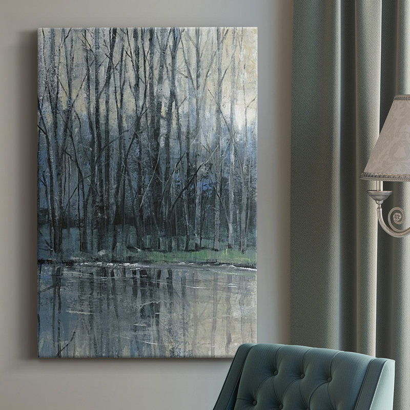 Épreuve matinale sur toile, H 48 po x l 32 po x P 1 po