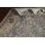 Gris laine oriental/Tapis décoratif brun clair