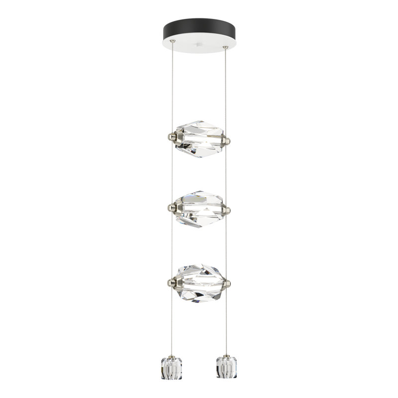 Gatsby 3 - Light Cluster Geometric LED Pendant, White