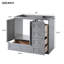 [Cabinet seulement] Meuble-lavabo (lavabo non inclus)-1091050961