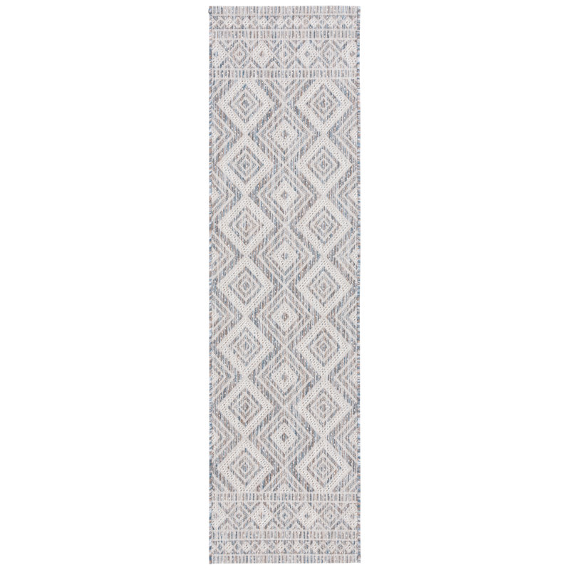 Bellair Performance Geometric Indoor/Outdoor Area Rug, Runner 2'3" x 8'