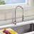 Topcraft Single-Handle Single-Hole Spring Kitchen Faucet