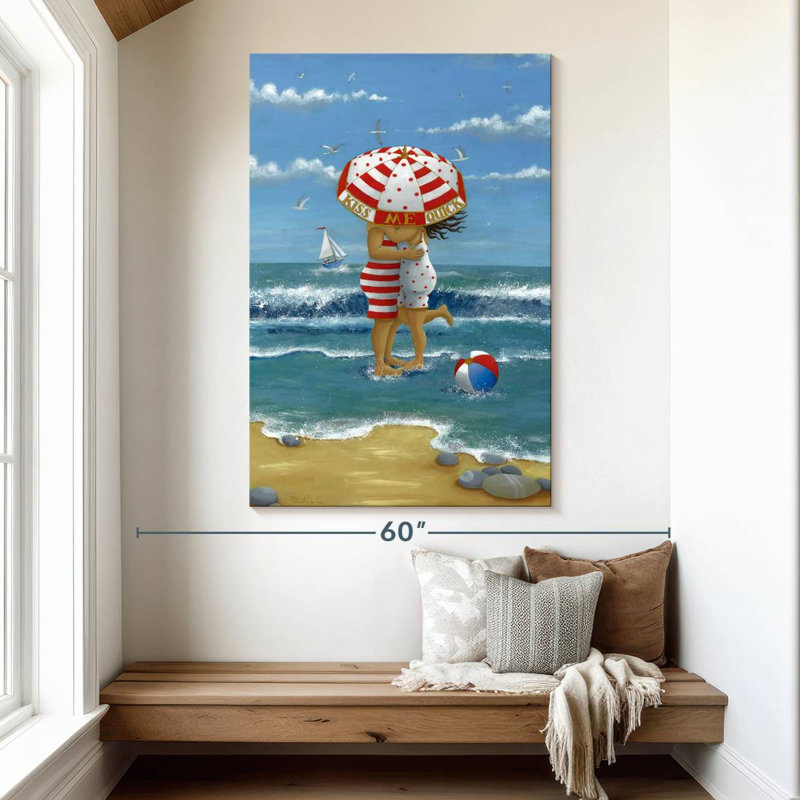 Kiss Me Quick, 51" H x 34" W
