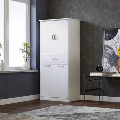 Bathroom Storage Cabinet with Two Laundry Baskets - Ideal for Home Organization by Latitude Run