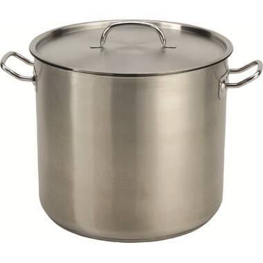 Prime Pacific Mega Cook Stock Pot with Lid Size: 24-Qt. P24