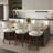Bisto Upholstered Counter Height Bar Stool with Solid Wood legs-234848398