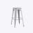Backless Modern Lightweight Industrial Metal Bar Stools With 4 Leg Design, Set Of 2, 30/