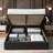 Hydraulic Lift Up Storage Velvet Upholstered Platform Bed-115143019-115143020
