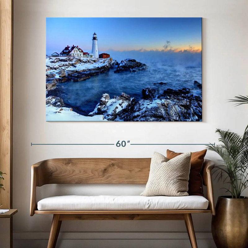 Phare Gillard Frosty Portland, H 34 po x l 51 po