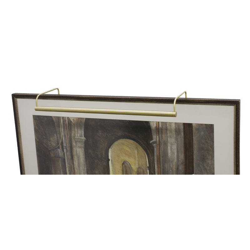 Applique pour tableau 2 lumières Slim-Line, Laiton satiné, H 7,5 po x l 64 po x P 8 po