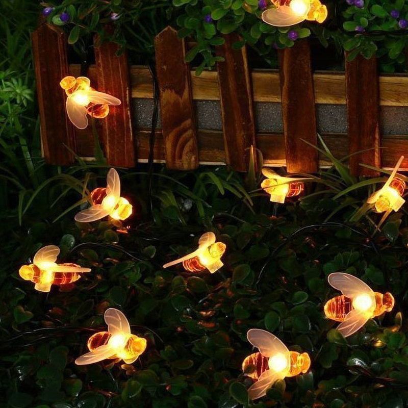 Gothia 6.5cm LED Solar Powered 30 - Bulb Novelty String Light (End to End Connectable)