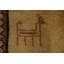 Tapis turc classique de style Gabbeh 3 x 5 avec une élégance géométrique distinctive