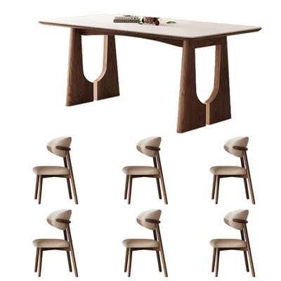 Ancient style modern simple home table and chair