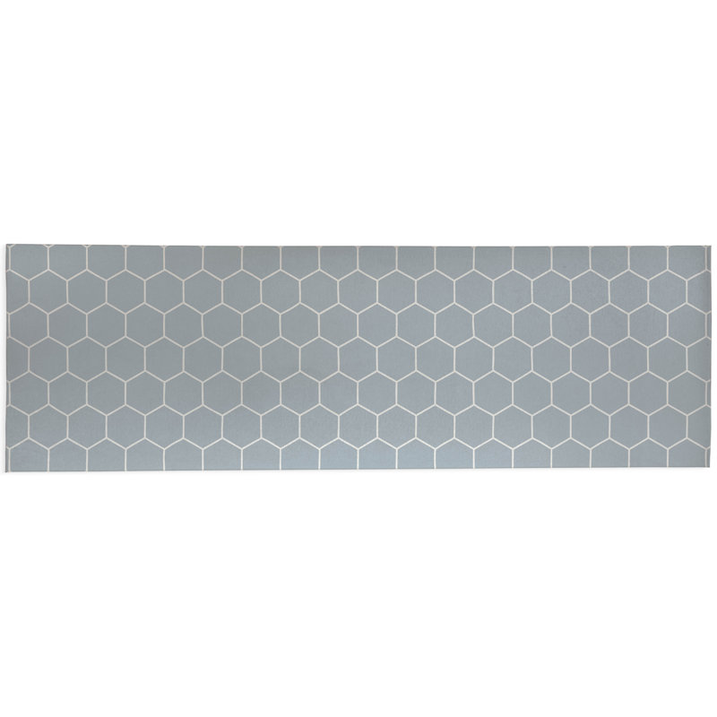 Comb Non-Slip Outdoor Rug, Runner 2'6" x 8'