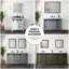 Meuble-lavabo gris cendré l 48 po x P 22 po