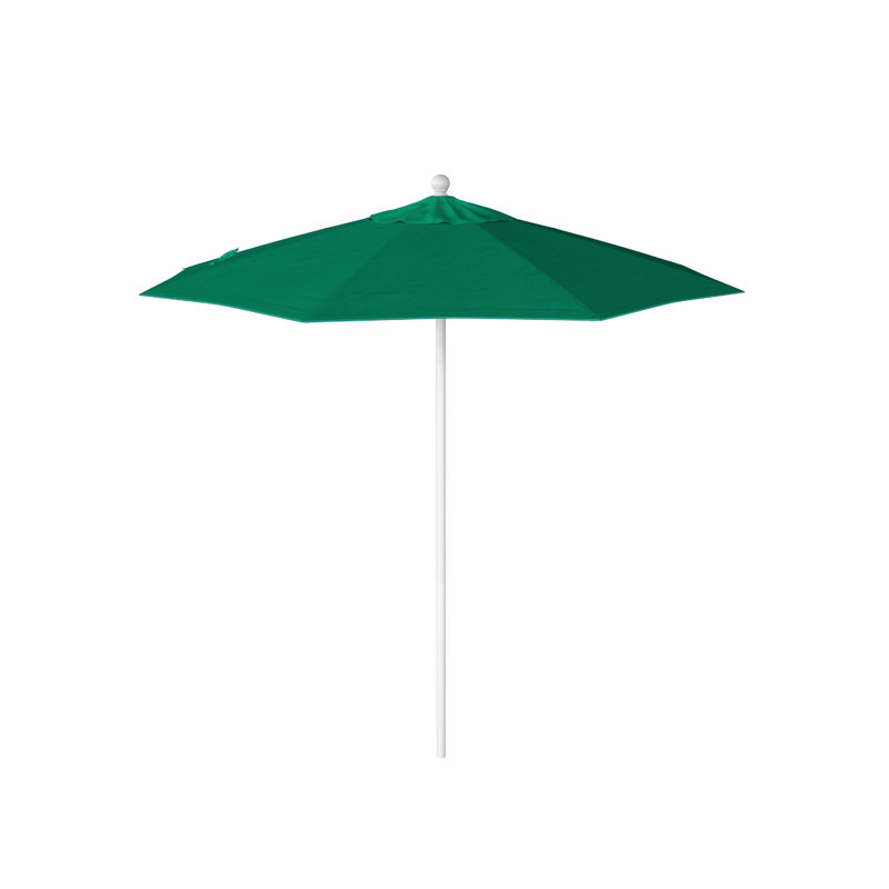 Parasol de marché 90 po Sunbrella, Blanc mat, Spectre Aztec Sunbrella® Plainweave