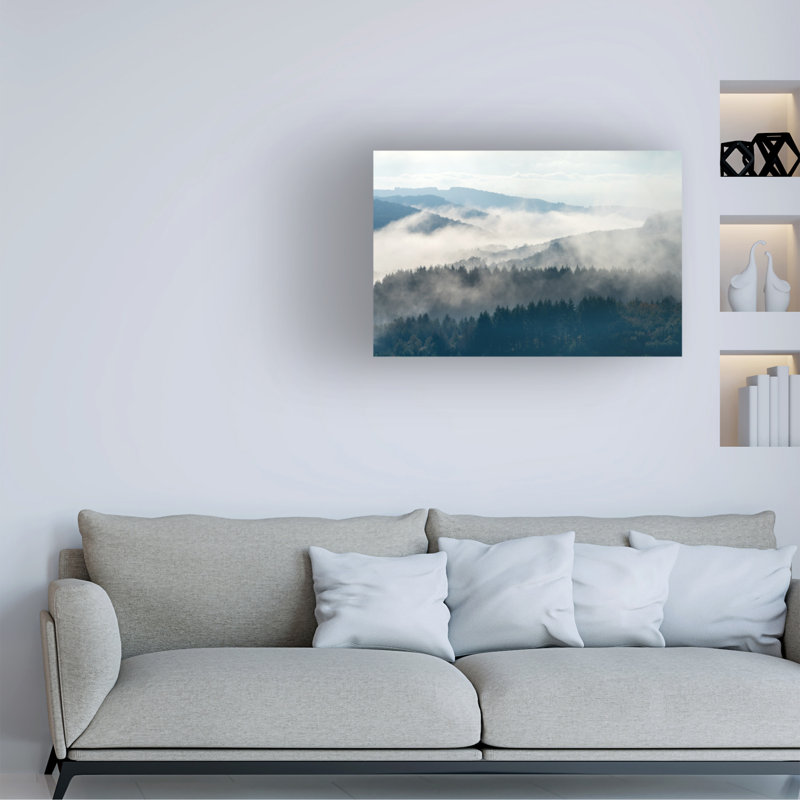 Œuvre sur toile, bolle, Marleen Wijnen, H 30 po x l 47 po x P 2 po