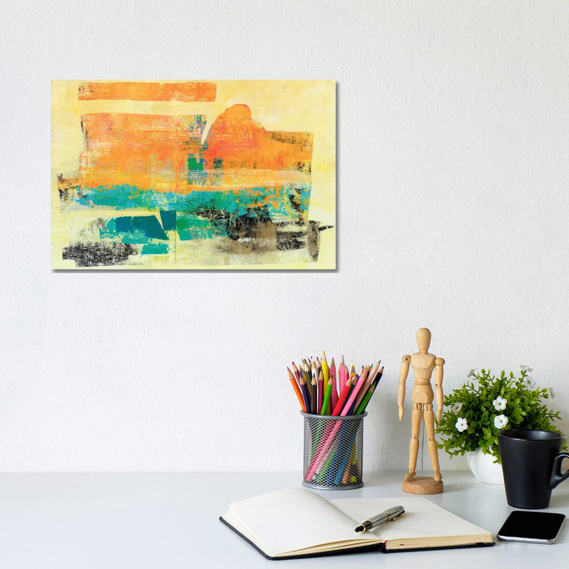 Sherbet - Painting on Canvas, Wrapped Canvas, 20.32 cm H x 30.48 cm W