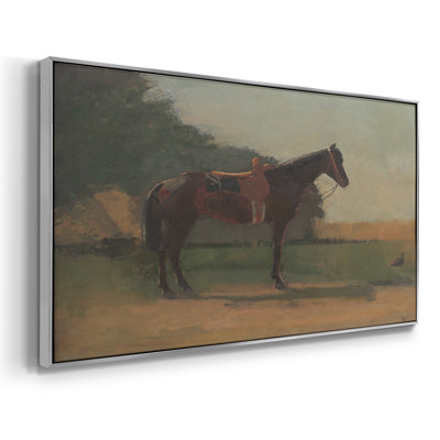 Saddle Horse- Framed Gallery Wrapped Canvas -Ready to Hang