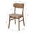 Walnut 7-Piece Oval Solid Wood Dining Set