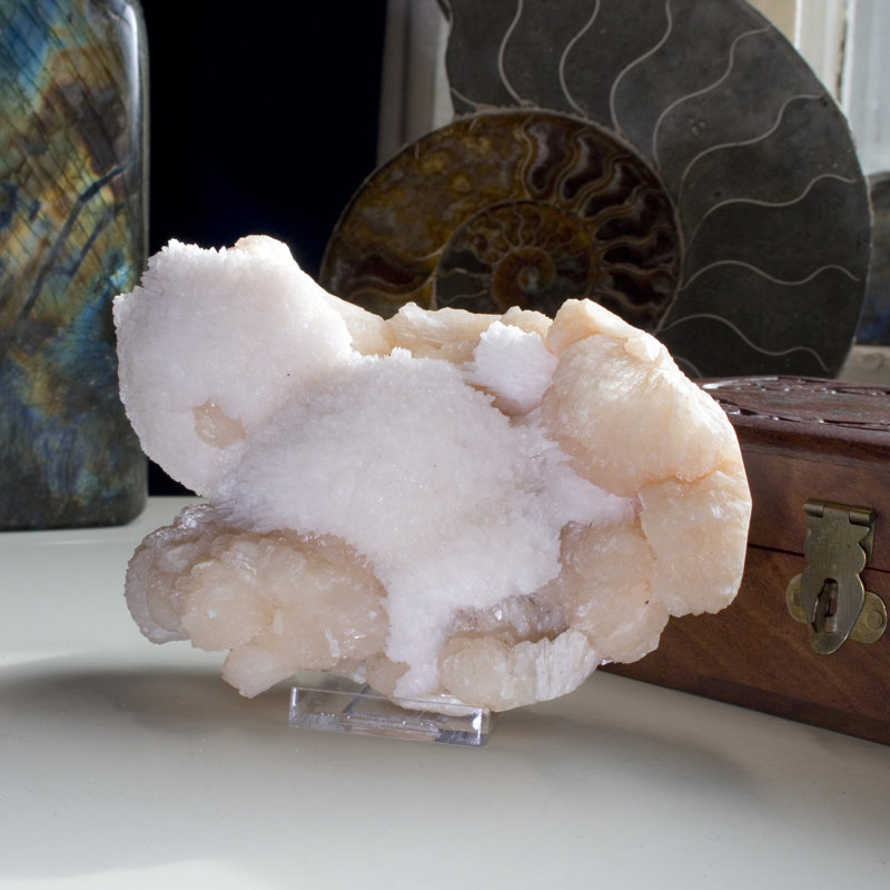 Scolécite sur Stilbite