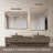 Metal Framed Rectangular Bathrrom Mirror
