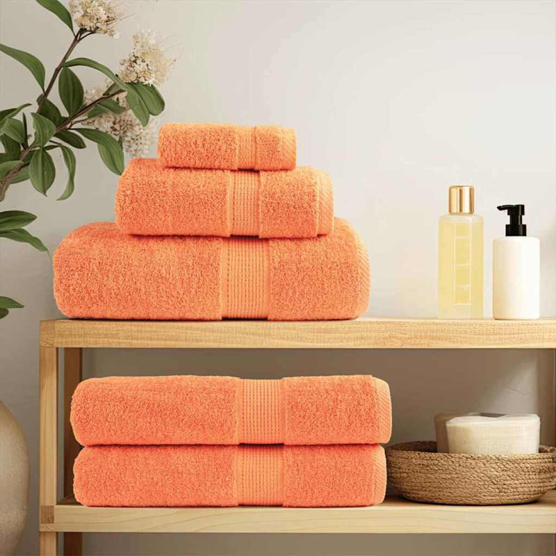  Washcloths 2 Pcs Cotton, Orange