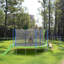 Trampoline de cour arrière ronde de 14 pi avec enceinte sécuritaire-87967830