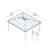 Palram - Canopia Colorado 16' W x 14' D Aluminum Polycarbonate Carport Canopy Gray